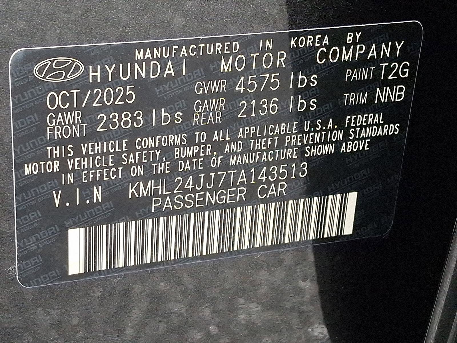 New 2026 Hyundai Sonata Blue image 13