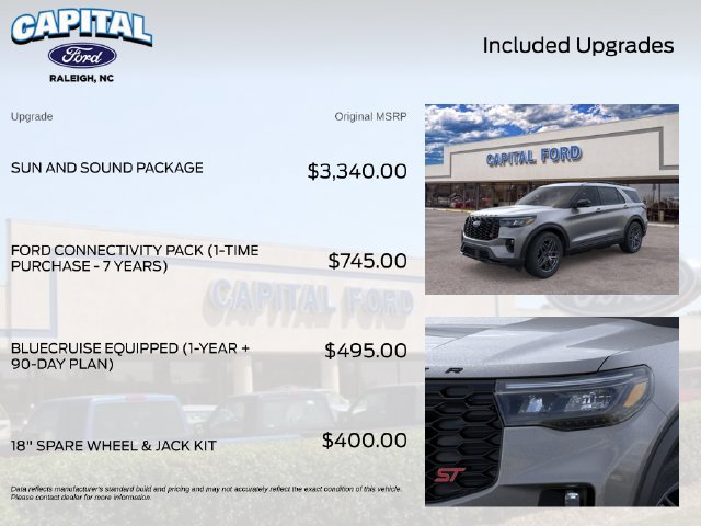 New 2026 Ford Explorer ST w/ Sun And Sound Package AWD/4WD image 5