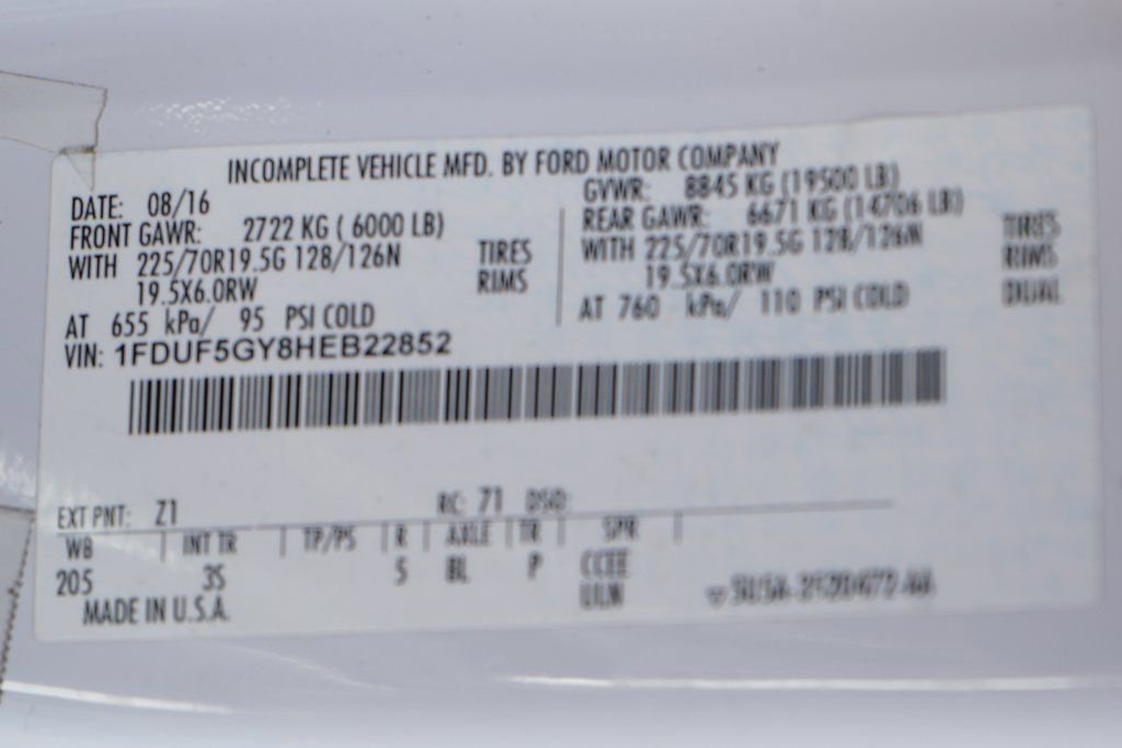 Used 2017 Ford F550 2WD Regular Cab Super Duty image 49