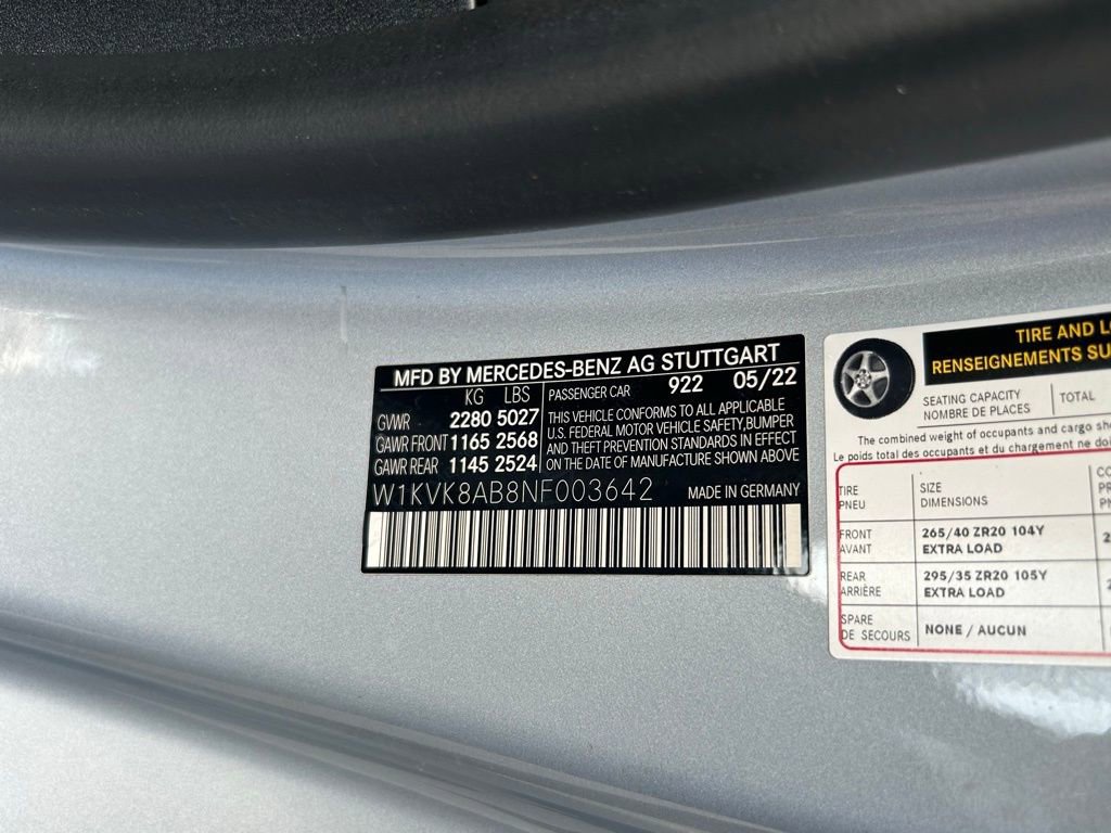 Used 2022 Mercedes-Benz SL 55 AMG 4MATIC image 46