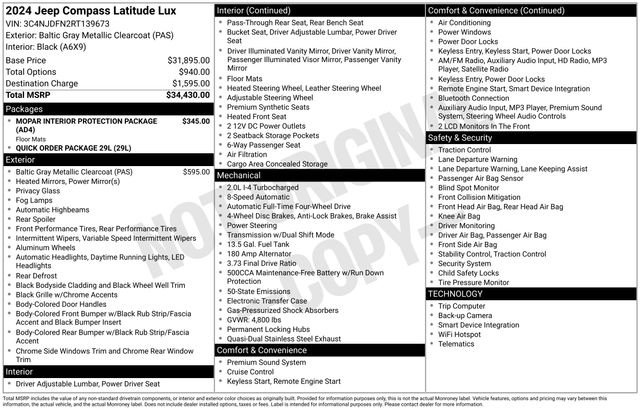 Used 2024 Jeep Compass Latitude image 4