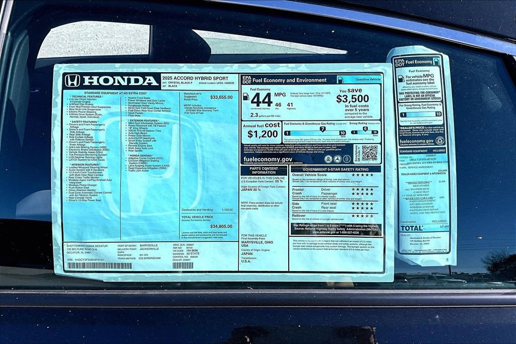 New 2025 Honda Accord Sport image 14