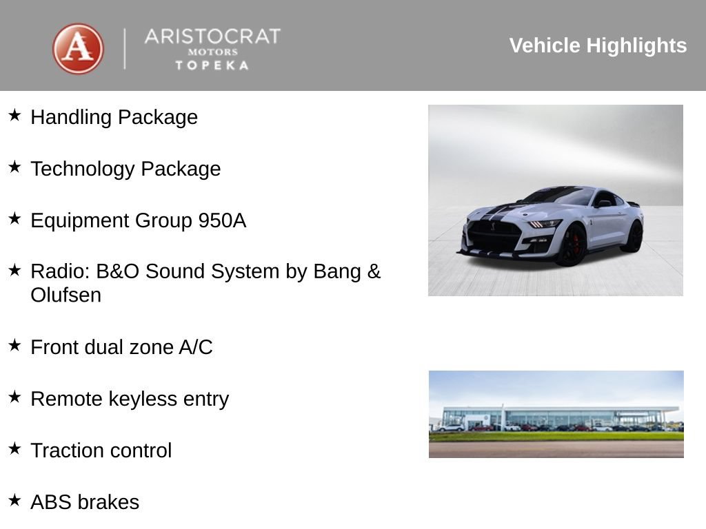 Used 2022 Ford Mustang Shelby GT500 w/ Technology Package RWD image 2