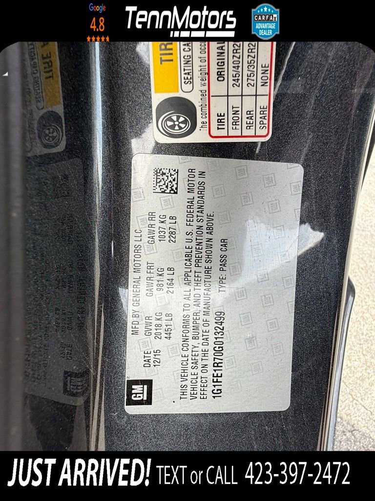 Used 2016 Chevrolet Camaro SS RWD image 24