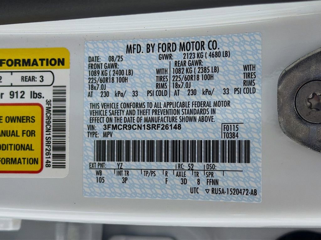 New 2025 Ford Bronco Sport Outer Banks w/ Outer Banks Tech Package+ image 34