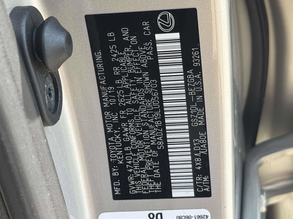 Used 2020 Lexus ES 350 w/ Premium Package FWD image 32
