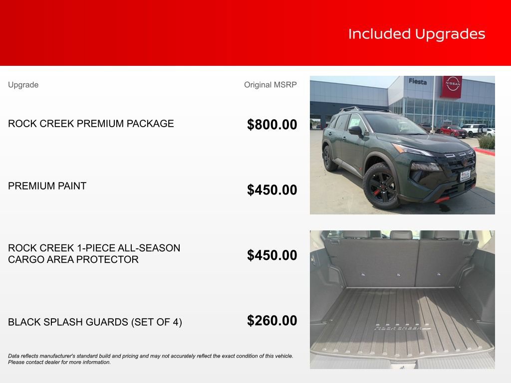 New 2026 Nissan Rogue SV w/ Rock Creek Premium Package AWD/4WD image 3