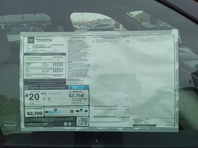 New 2024 Toyota Tundra Capstone AWD/4WD image 11