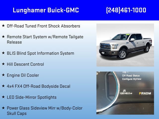 Used 2017 Ford F150 Lariat w/ Equipment Group 501A Mid AWD/4WD image 24