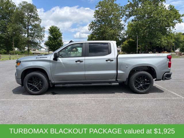 Used 2026 Chevrolet Silverado 1500 Custom w/ Turbomax Blackout Package AWD/4WD image 2