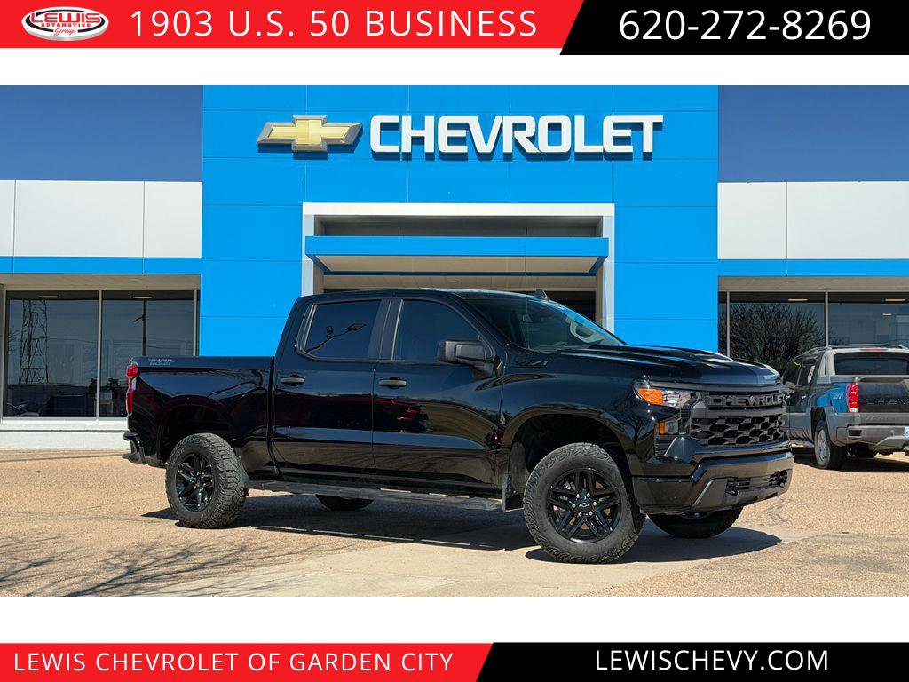 Certified 2025 Chevrolet Silverado 1500 Custom Trail Boss w/ Dark Appearance Package