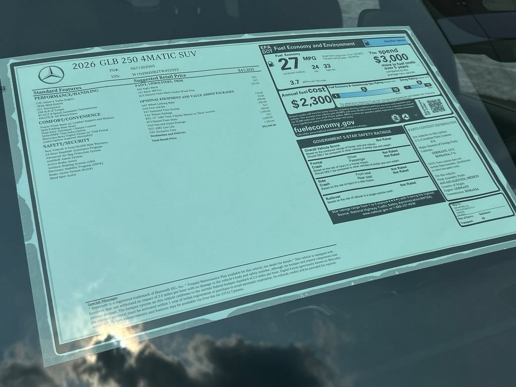 New 2026 Mercedes-Benz GLB 250 4MATIC image 38
