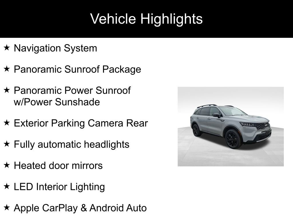 Used 2023 Kia Sorento S w/ Panoramic Sunroof Package image 2