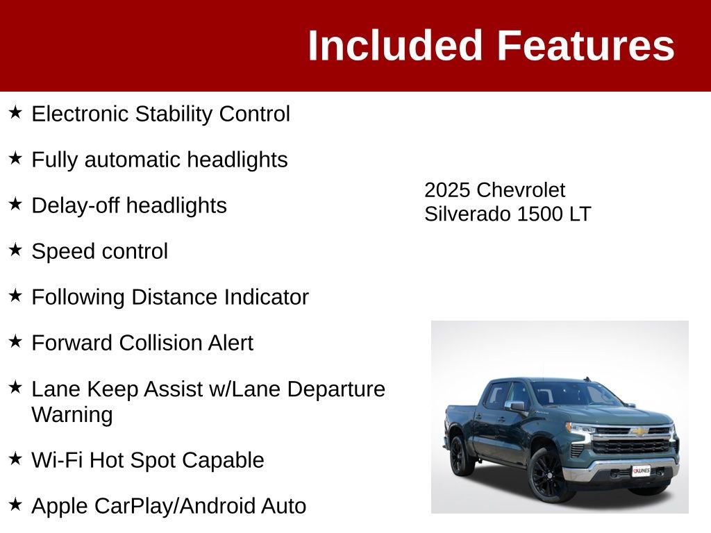 Used 2025 Chevrolet Silverado 1500 LT AWD/4WD image 4