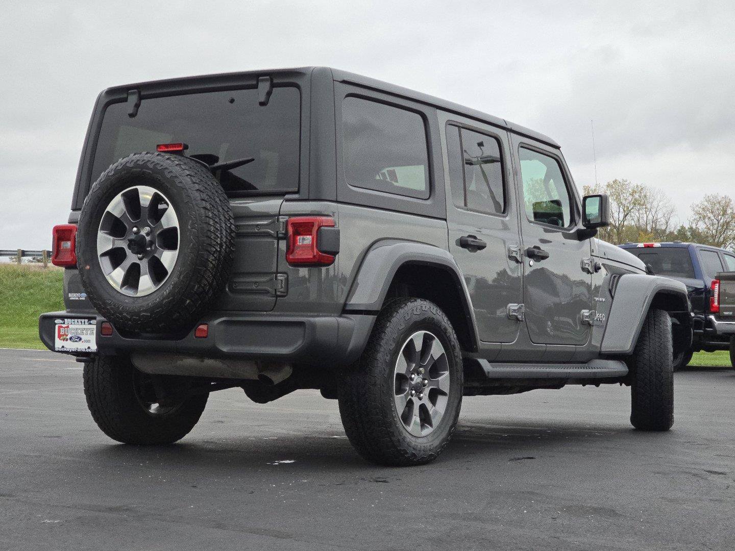 Used 2021 Jeep Wrangler Unlimited Sahara w/ Uconnect 4C Nav & Sound Group AWD/4WD image 15