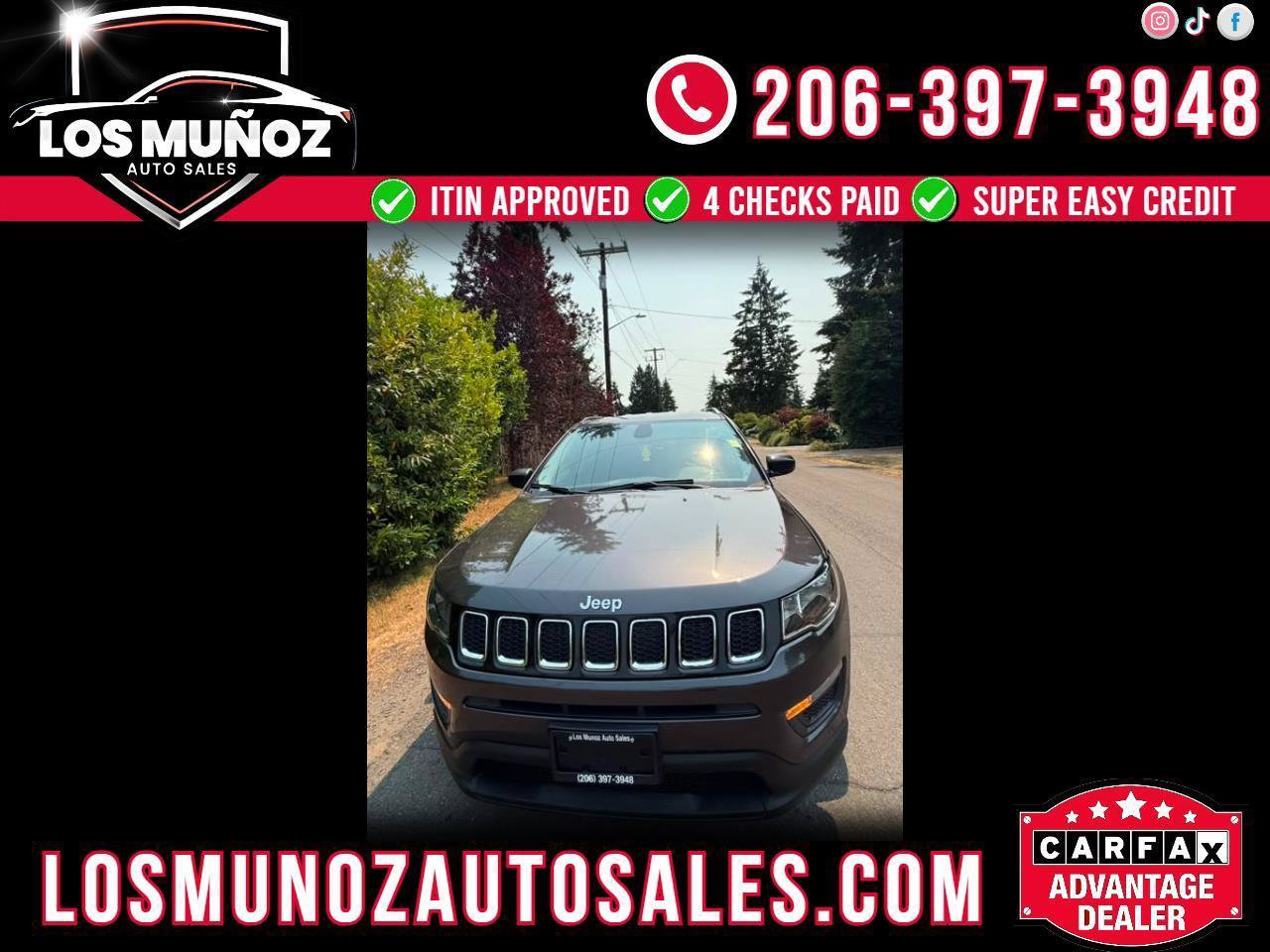 Used 2020 Jeep Compass Sport w/ Sport Appearance Group
