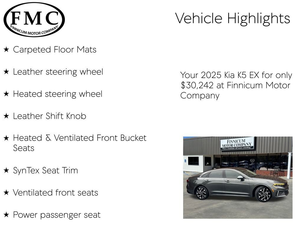 Used 2025 Kia K5 EX image 21