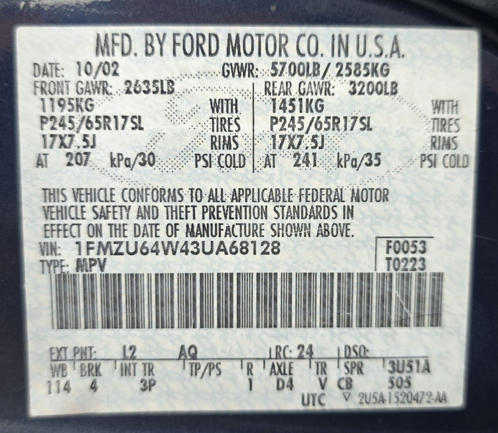 Used 2003 Ford Explorer Eddie Bauer RWD image 40