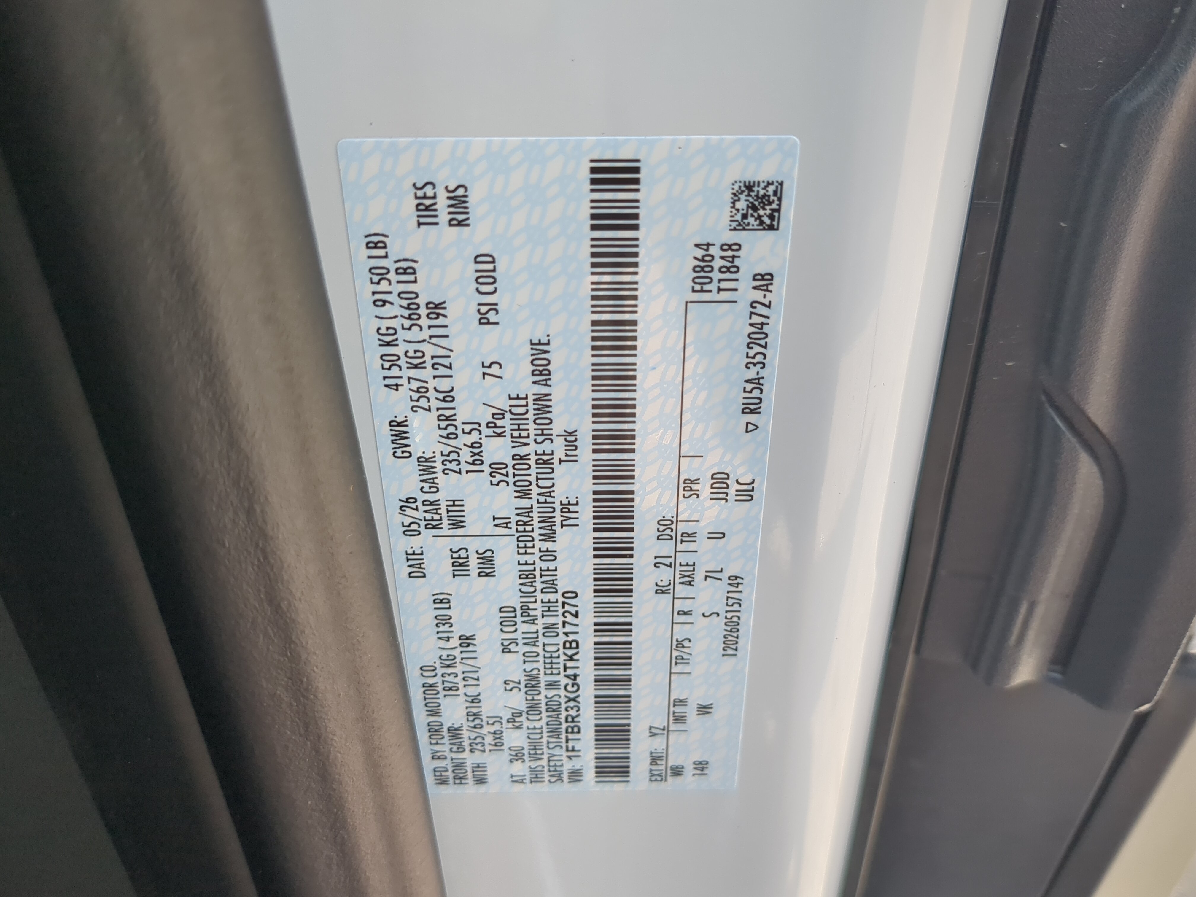 New 2026 Ford Transit 250 148 High Roof Extended RWD image 24