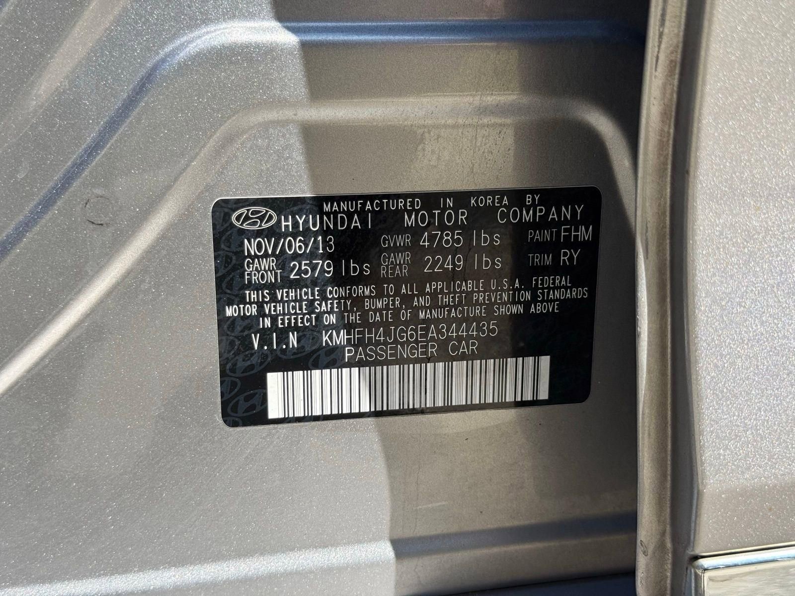 Used 2014 Hyundai Azera Limited w/ Option Group 02 FWD image 66