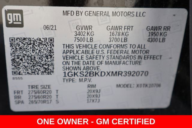 Certified 2021 GMC Yukon SLT w/ SLT Premium Package image 36