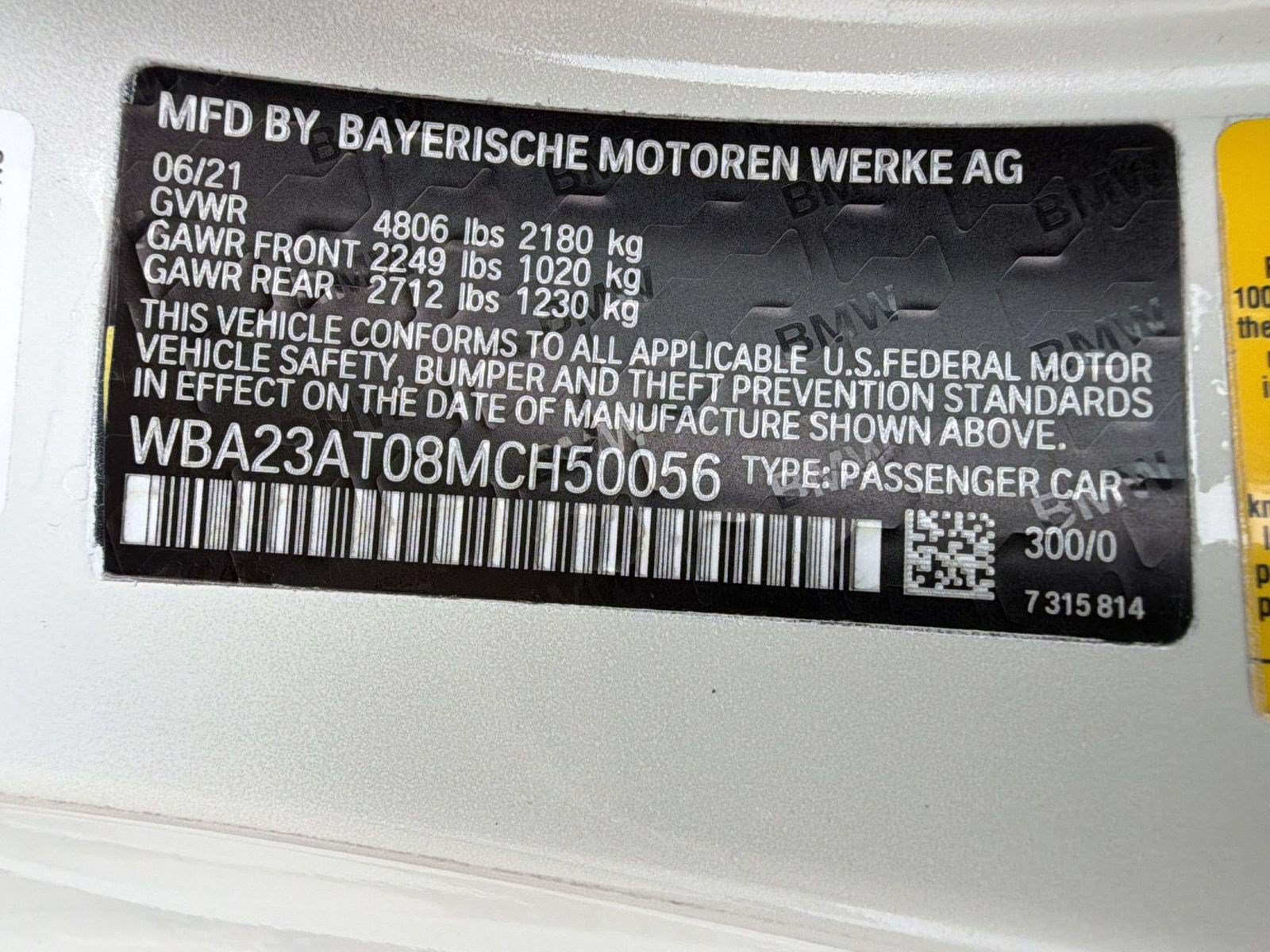 Used 2021 BMW 430i Convertible w/ Parking Assistance Package RWD image 24