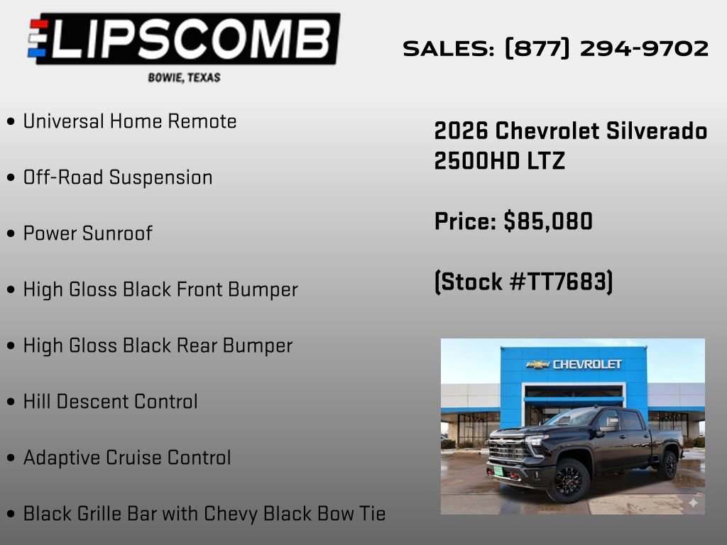 New 2026 Chevrolet Silverado 2500 LTZ w/ Trail Boss Package image 19