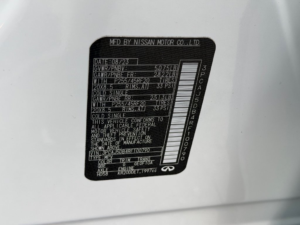 Used 2024 INFINITI QX50 Autograph AWD/4WD image 22