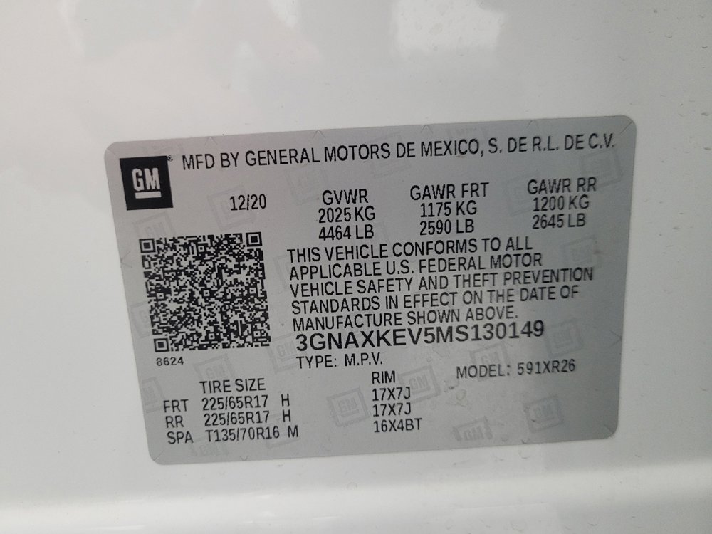Used 2021 Chevrolet Equinox LT FWD image 33