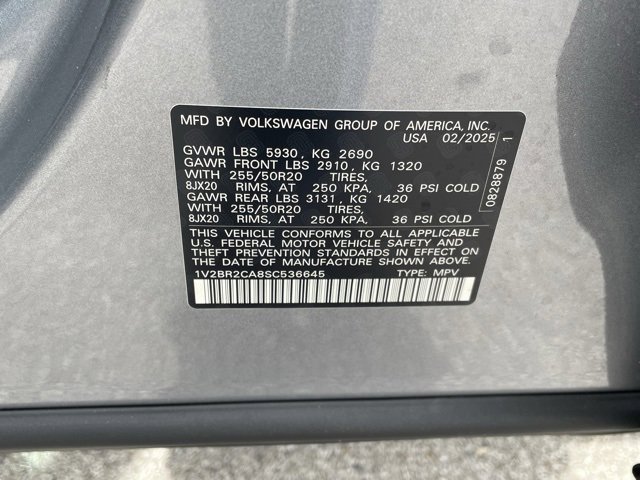New 2025 Volkswagen Atlas SEL image 33