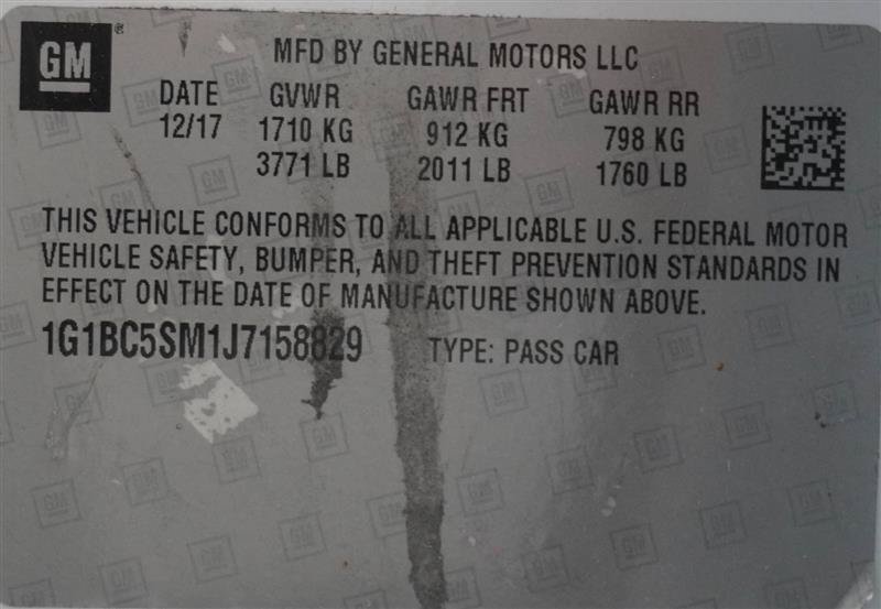 Used 2018 Chevrolet Cruze LS FWD image 31