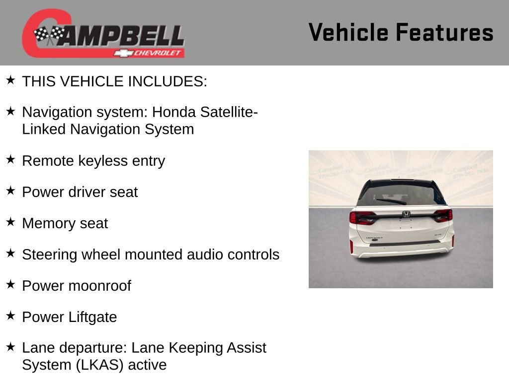 Used 2025 Honda Odyssey Elite image 5