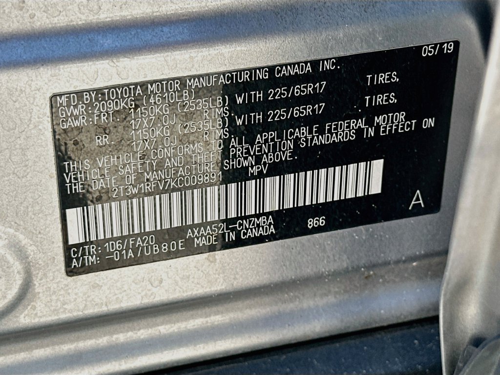 Used 2019 Toyota RAV4 XLE FWD image 31
