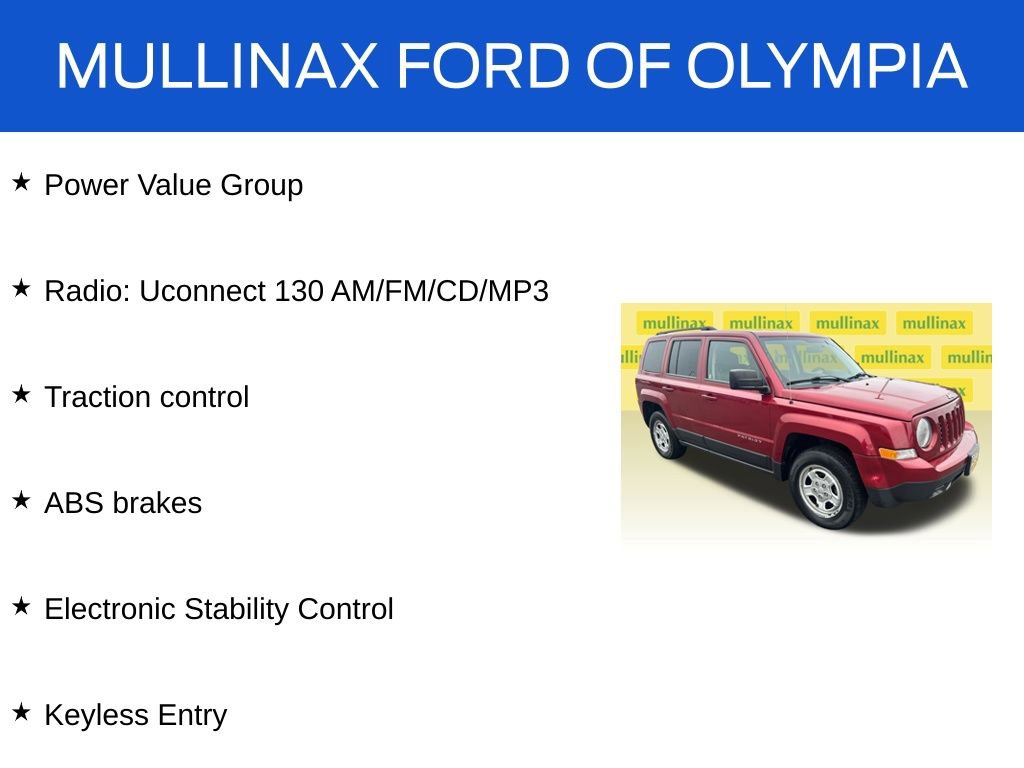 Used 2014 Jeep Patriot Sport w/ Power Value Group AWD/4WD image 17