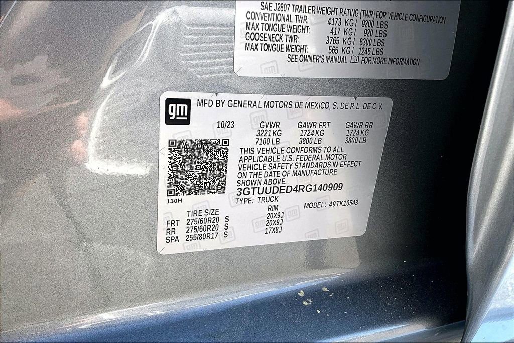 Used 2024 GMC Sierra 1500 SLT w/ SLT Premium Plus Package image 19