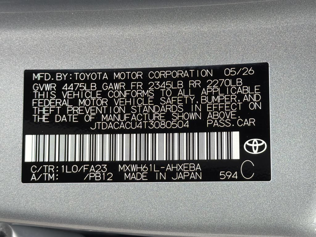 New 2026 Toyota Prius Plug-In Hybrid FWD image 33