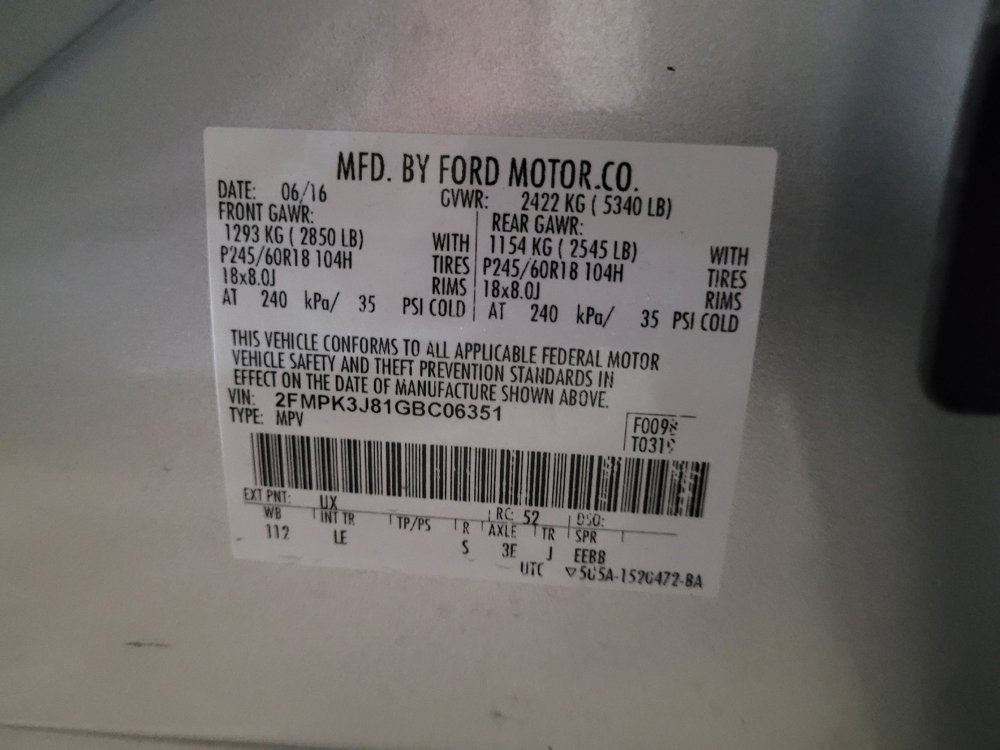 Used 2016 Ford Edge SEL w/ Equipment Group 201A image 33