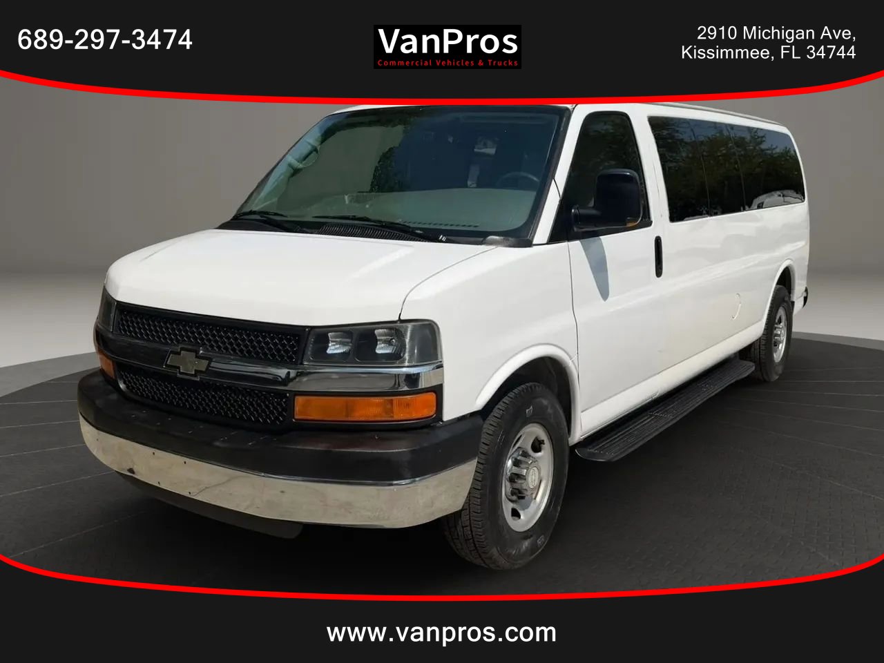 Used 2012 Chevrolet Express 3500 LT w/ LT Preferred Equipment Group image 1