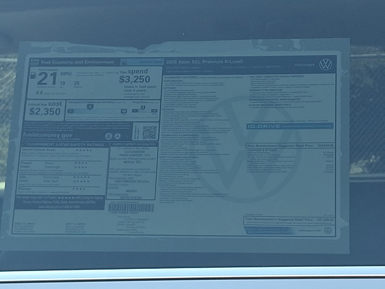 New 2026 Volkswagen Atlas SEL Premium R-Line image 19