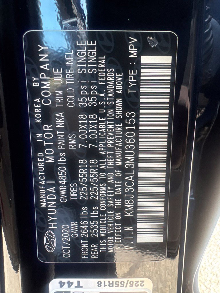 Certified 2021 Hyundai Tucson Limited w/ Cargo Package AWD/4WD image 11