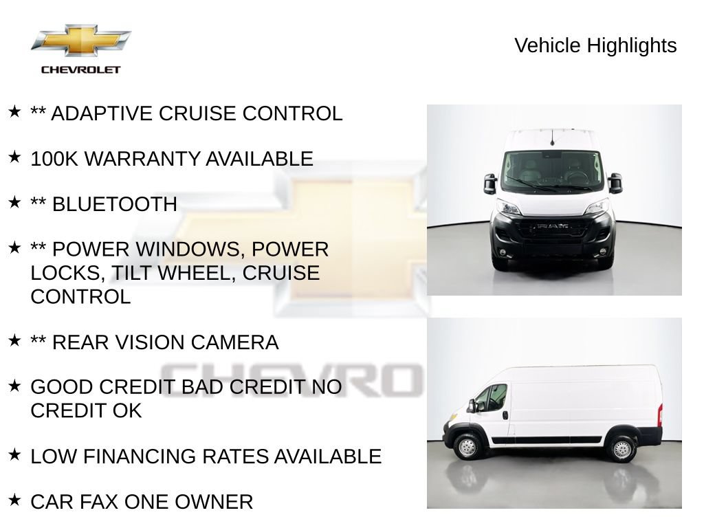 Used 2024 RAM ProMaster 2500 w/ Convenience Group FWD image 34