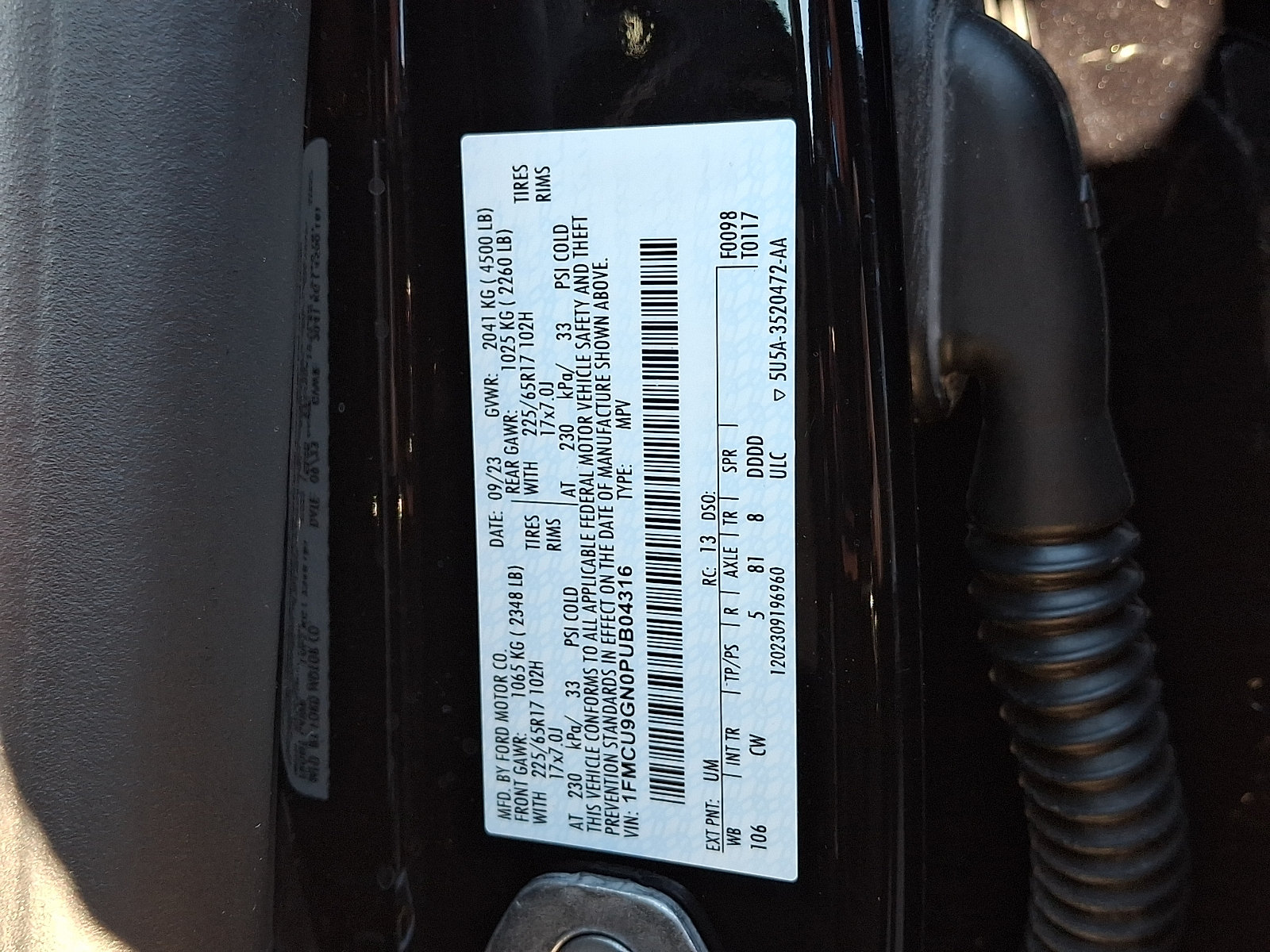 Certified 2023 Ford Escape Active w/ Tech Pack #1 AWD/4WD image 31