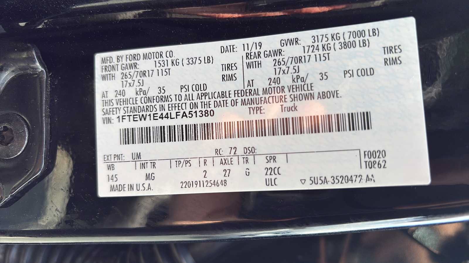 Used 2020 Ford F150 XLT w/ Equipment Group 301A Mid AWD/4WD image 15