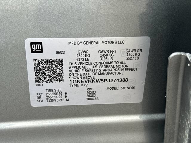 Used 2023 Chevrolet Traverse Premier w/ LPO, Floor Liner Package AWD/4WD image 35