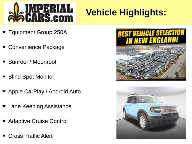 Used 2025 Ford Bronco Sport Heritage w/ Convenience Package AWD/4WD image 3