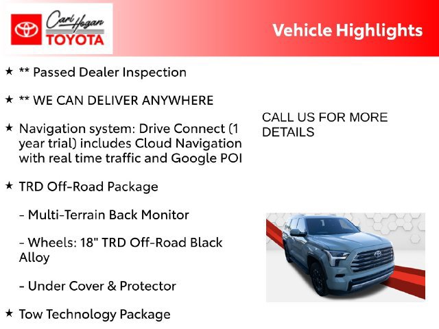 Used 2023 Toyota Sequoia Limited w/ TRD Off-Road Package AWD/4WD image 5