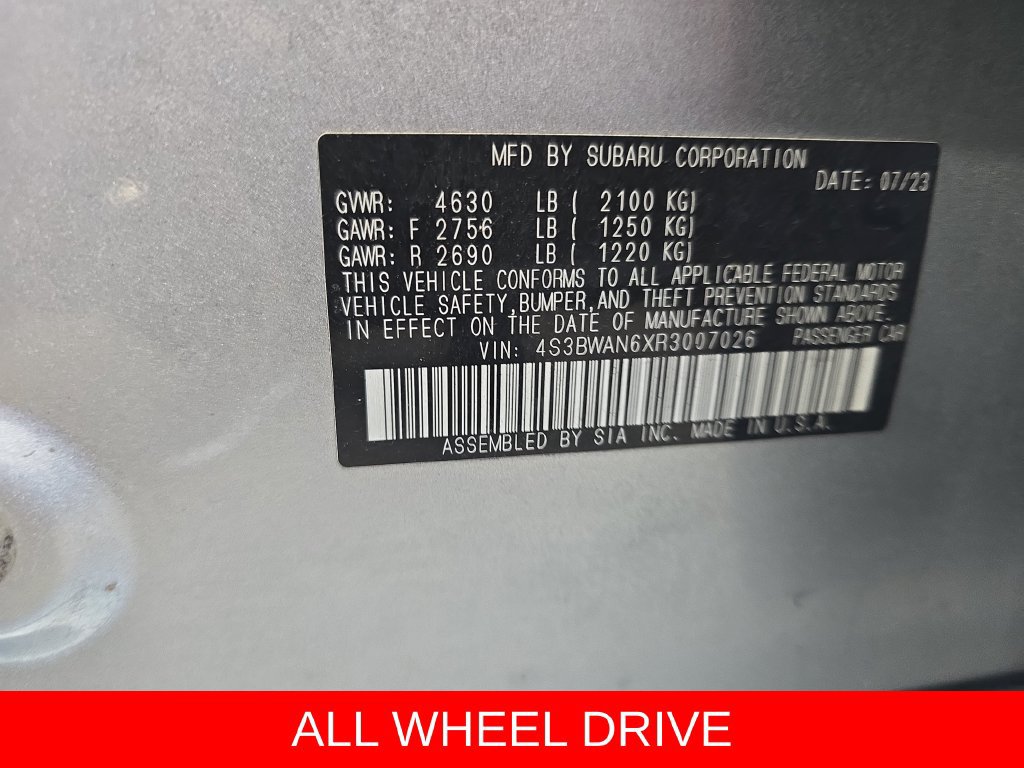 Used 2024 Subaru Legacy Limited w/ Tech Package #2 AWD/4WD image 38