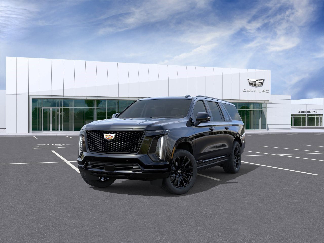 New 2026 Cadillac Escalade ESV Sport w/ LPO, ONYX Package AWD/4WD image 8