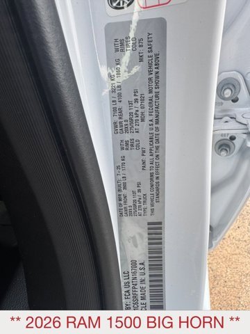 New 2026 RAM 1500 Big Horn image 30