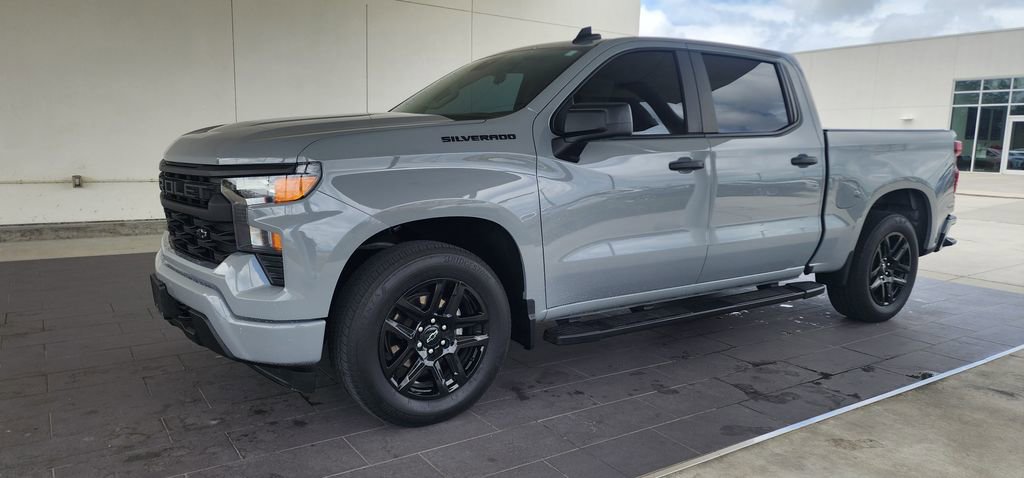 Used 2024 Chevrolet Silverado 1500 Custom w/ LPO, Dark Essentials Package RWD image 1